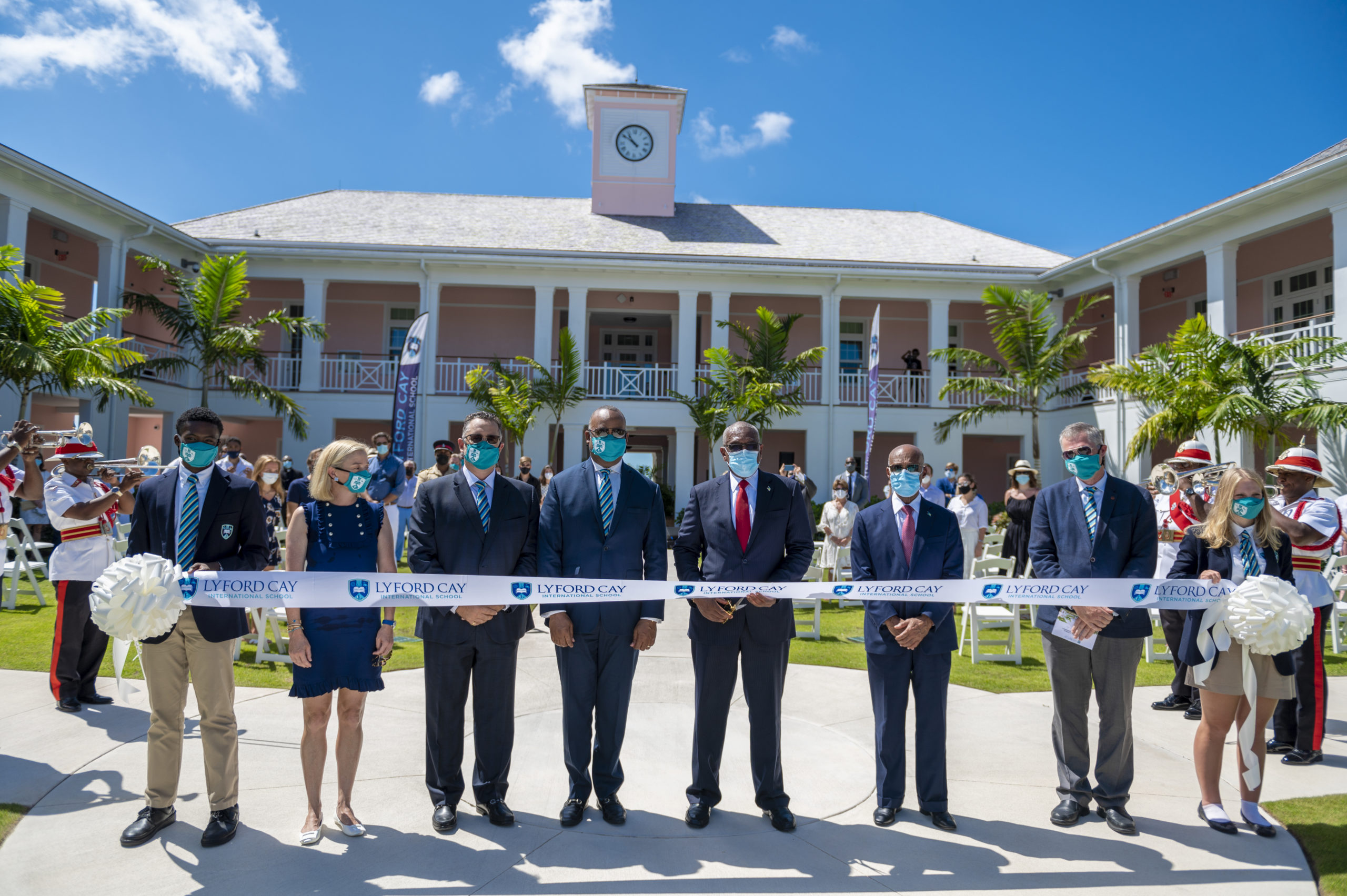 Prime Minister Minnis took part in the ribbon cutting for the Upper ...